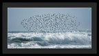 Above The Break - Framed Print