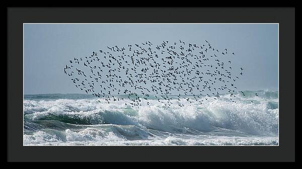 Above The Break - Framed Print