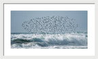 Above The Break - Framed Print