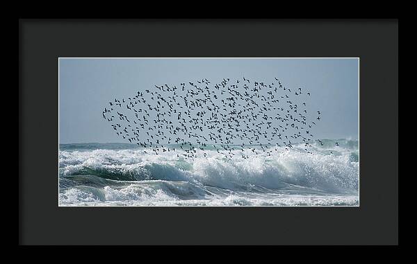 Above The Break - Framed Print
