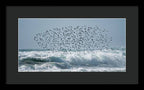 Above The Break - Framed Print