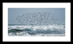 Above The Break - Framed Print