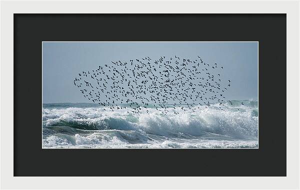 Above The Break - Framed Print
