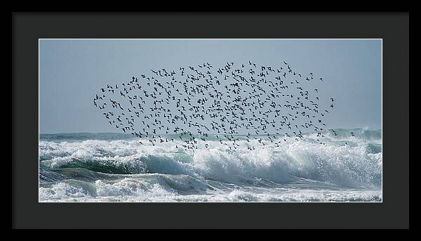 Above The Break - Framed Print