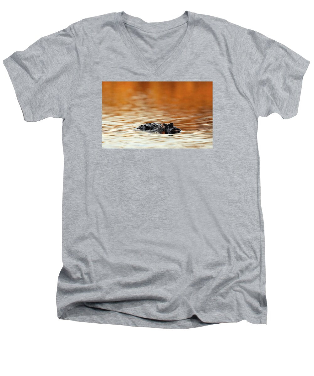Amber Hour - Men's V-Neck T-Shirt