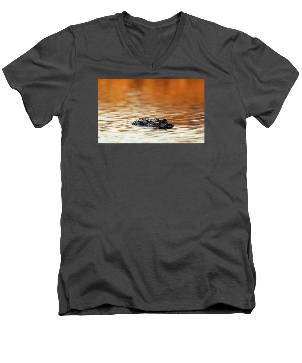 Amber Hour - Men's V-Neck T-Shirt