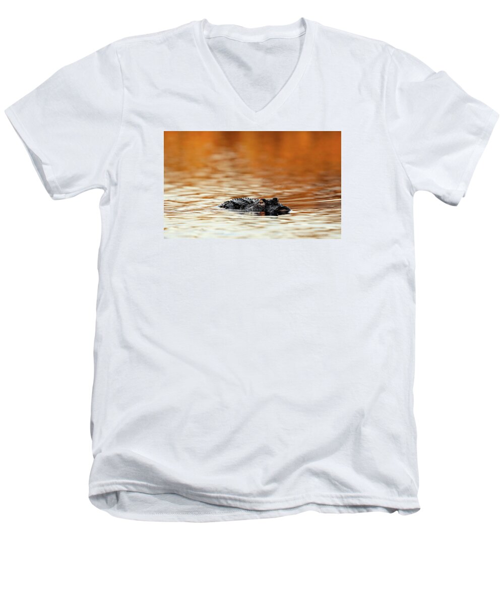 Amber Hour - Men's V-Neck T-Shirt