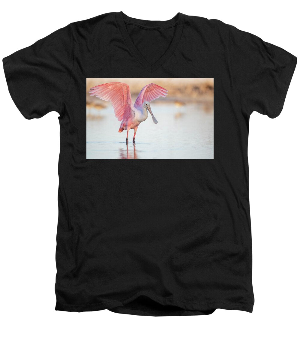 Blush - Men's V-Neck T-Shirt