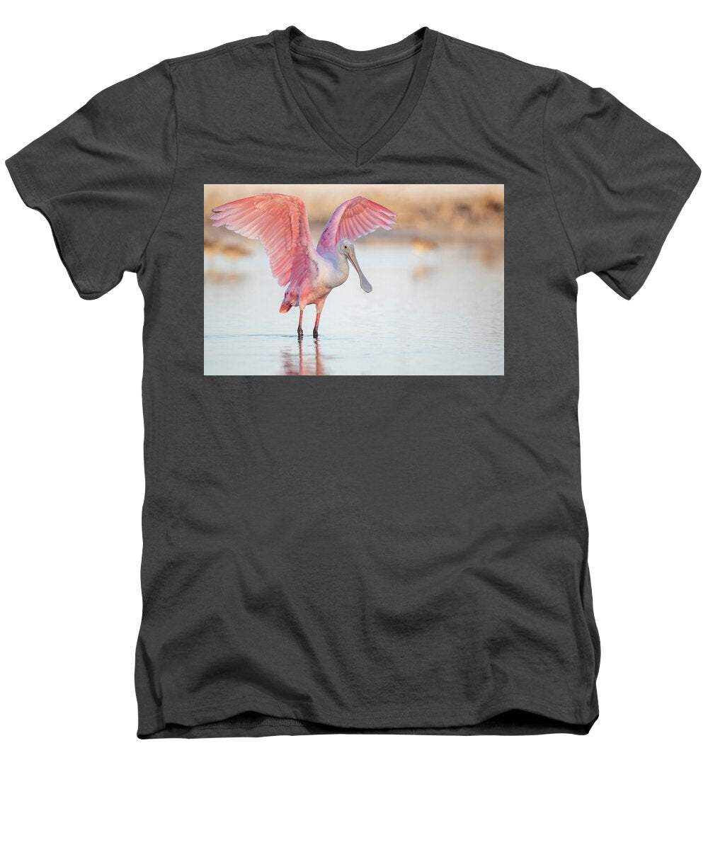 Blush - Men's V-Neck T-Shirt