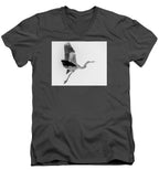 Charcoal - Men's V-Neck T-Shirt