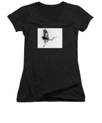 Charcoal - Women's V-Neck