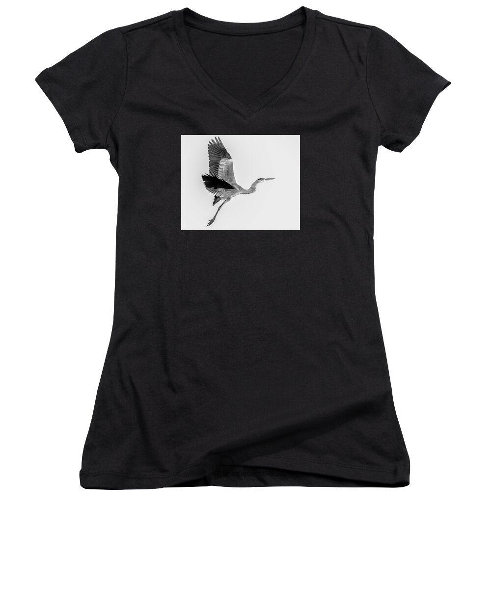Charcoal - Women's V-Neck