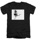 Charcoal - Men's V-Neck T-Shirt