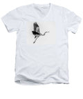 Charcoal - Men's V-Neck T-Shirt