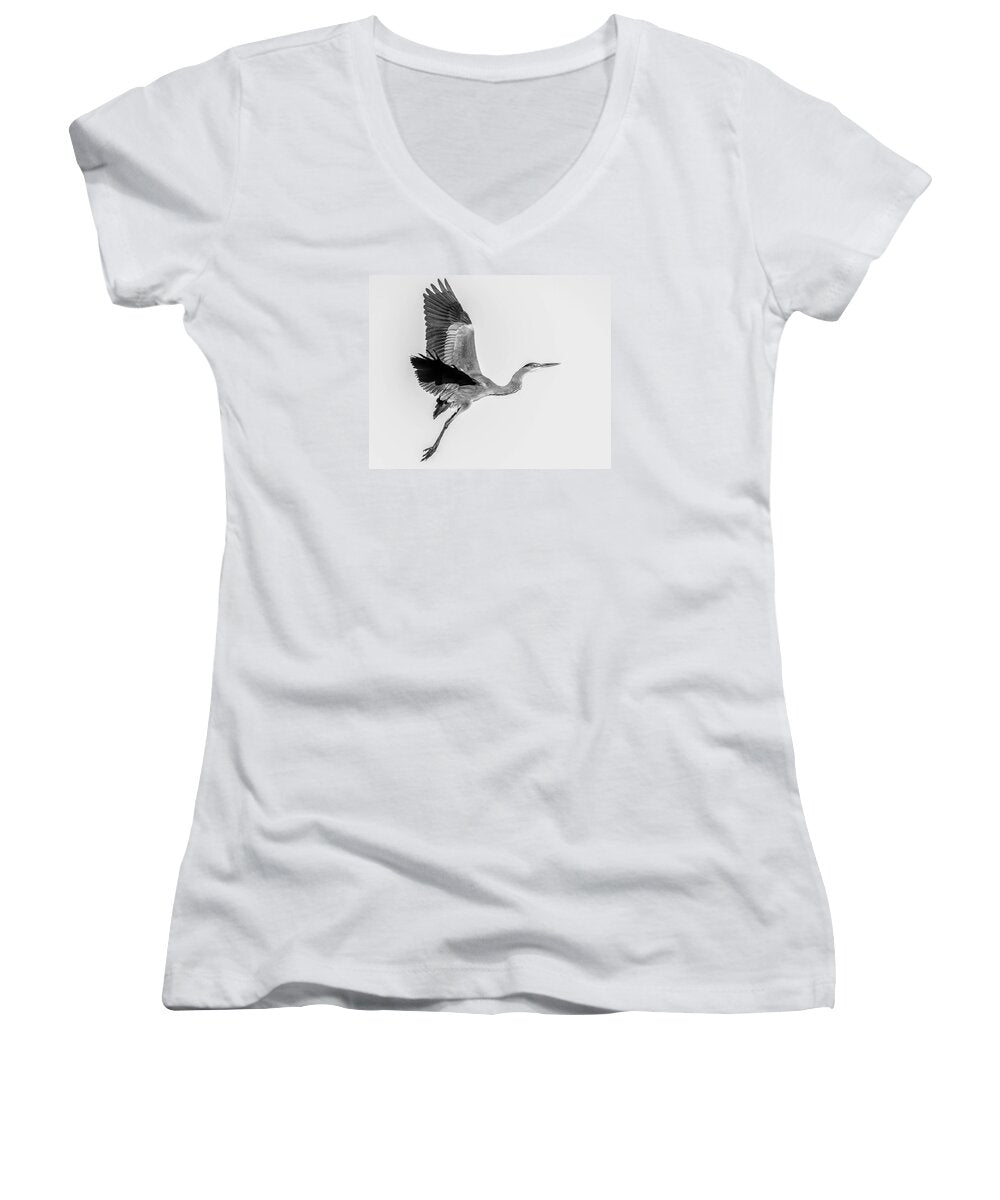 Charcoal - Women's V-Neck