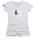 Charcoal - Women's V-Neck
