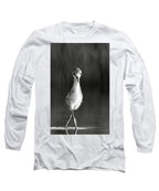 Curious Young Bird Standing in Water - Long Sleeve T-Shirt
