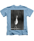 Curious Young Bird Standing in Water - Kids T-Shirt