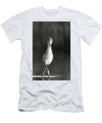 Curious Young Bird Standing in Water - T-Shirt