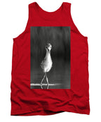 Curious Young Bird Standing in Water - Tank Top