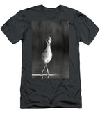 Curious Young Bird Standing in Water - T-Shirt