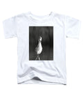 Curious Young Bird Standing in Water - Toddler T-Shirt