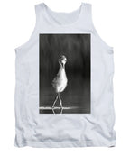 Curious Young Bird Standing in Water - Tank Top