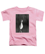 Curious Young Bird Standing in Water - Toddler T-Shirt