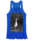 Curious Young Bird Standing in Water - Women's Tank Top