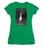 Curious Young Bird Standing in Water - Women's T-Shirt