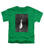 Curious Young Bird Standing in Water - Toddler T-Shirt