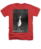 Curious Young Bird Standing in Water - Heathers T-Shirt
