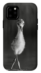 Curious Young Bird Standing in Water - Phone Case