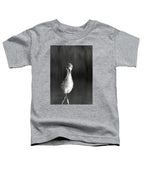 Curious Young Bird Standing in Water - Toddler T-Shirt