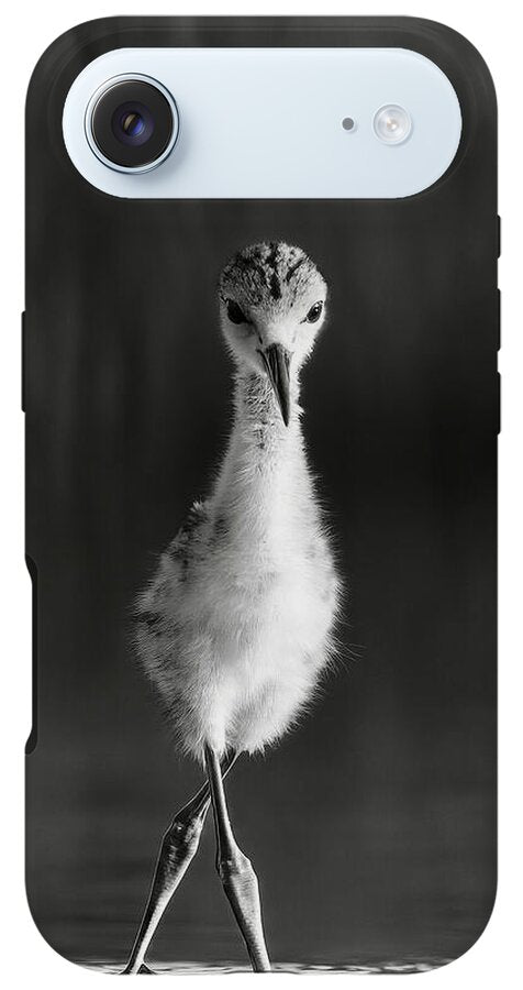 Curious Young Bird Standing in Water - Phone Case