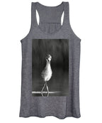 Curious Young Bird Standing in Water - Women's Tank Top