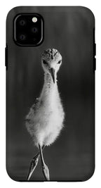 Curious Young Bird Standing in Water - Phone Case