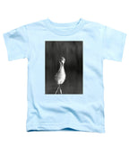 Curious Young Bird Standing in Water - Toddler T-Shirt