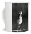 Curious Young Bird Standing in Water - Mug