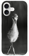 Curious Young Bird Standing in Water - Phone Case