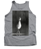 Curious Young Bird Standing in Water - Tank Top