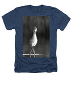 Curious Young Bird Standing in Water - Heathers T-Shirt