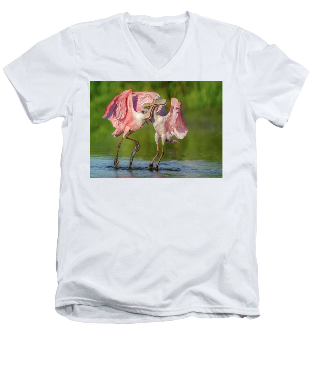 Duel at Dawn - Men's V-Neck T-Shirt