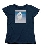 Elegant White Egret in Water - Women's T-Shirt (Standard Fit)