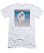 Elegant White Egret in Water - T-Shirt