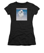 Elegant White Egret in Water - Women's T-Shirt