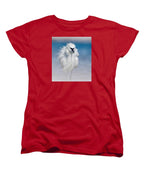Elegant White Egret in Water - Women's T-Shirt (Standard Fit)