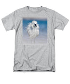 Elegant White Egret in Water - Men's T-Shirt  (Regular Fit)