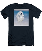 Elegant White Egret in Water - T-Shirt