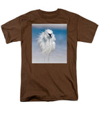 Elegant White Egret in Water - Men's T-Shirt  (Regular Fit)